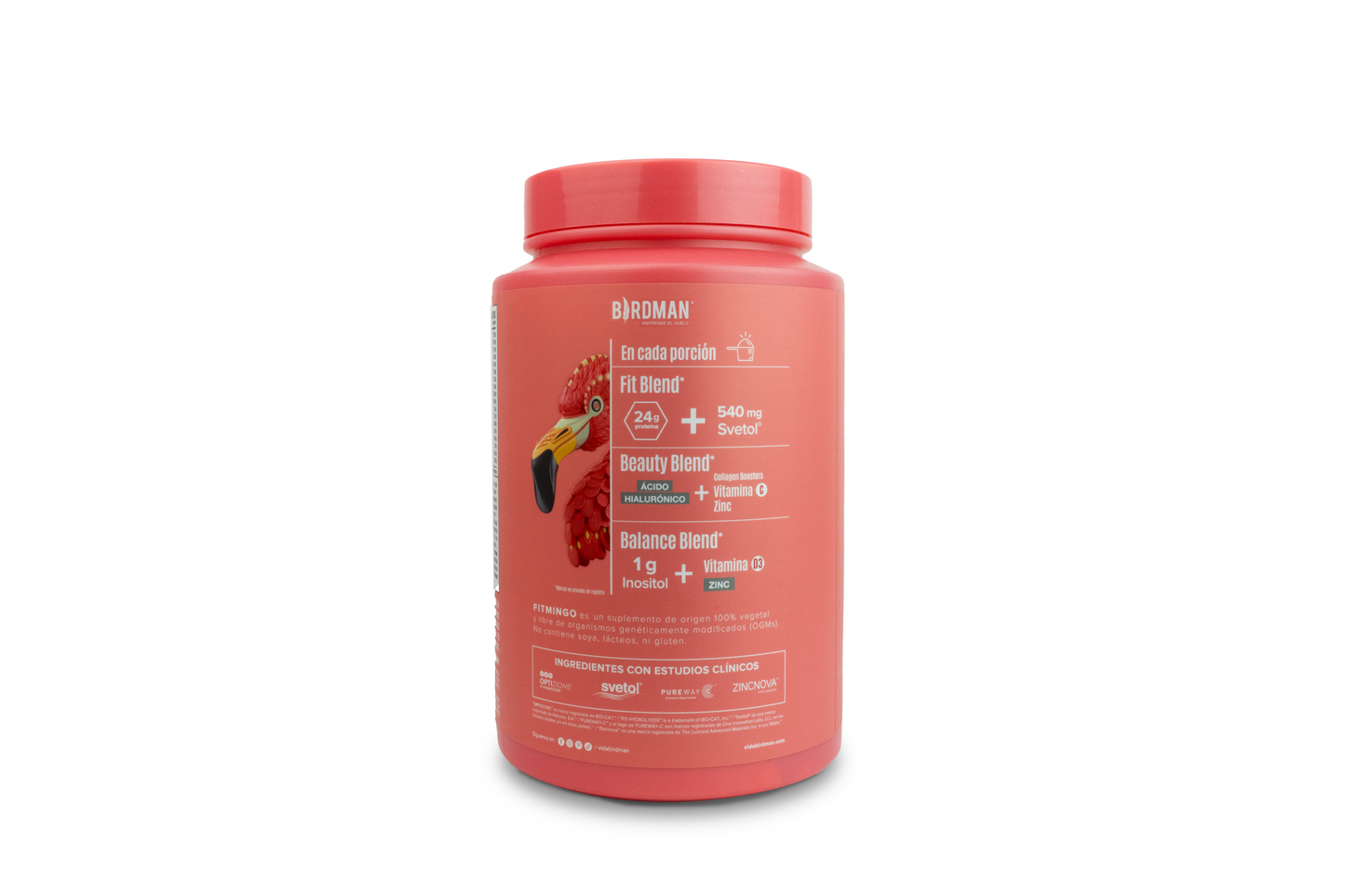 Birdman Fitmingo proteína vegetal sabor vainilla 1.02 kg