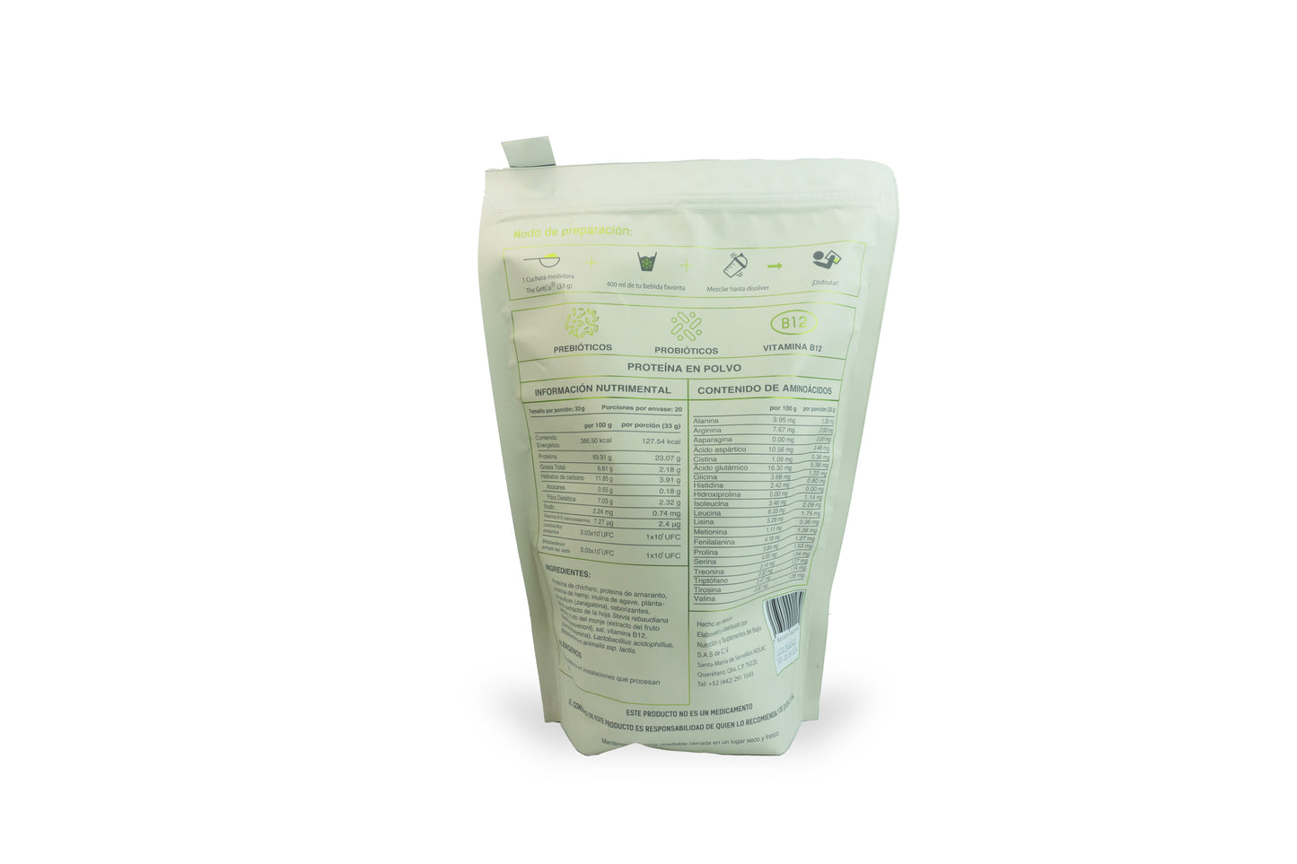 TheGritco Purpose Protein Vainilla Francesa