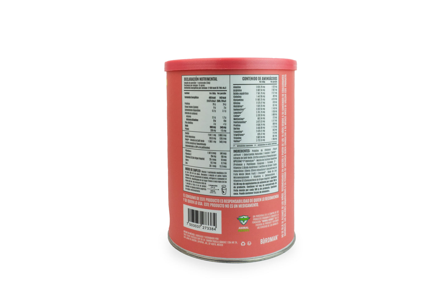 Birdman Fitmingo Protein Vainilla 510 g - 15 Servicios