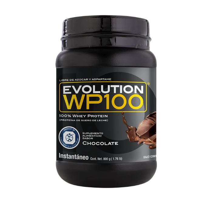 Evolution Proteína WP100 800 gramos Chocolate