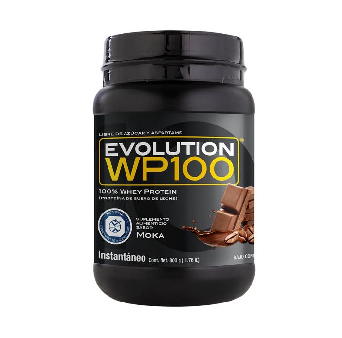 Evolution Proteína WP100 800 gramos moka